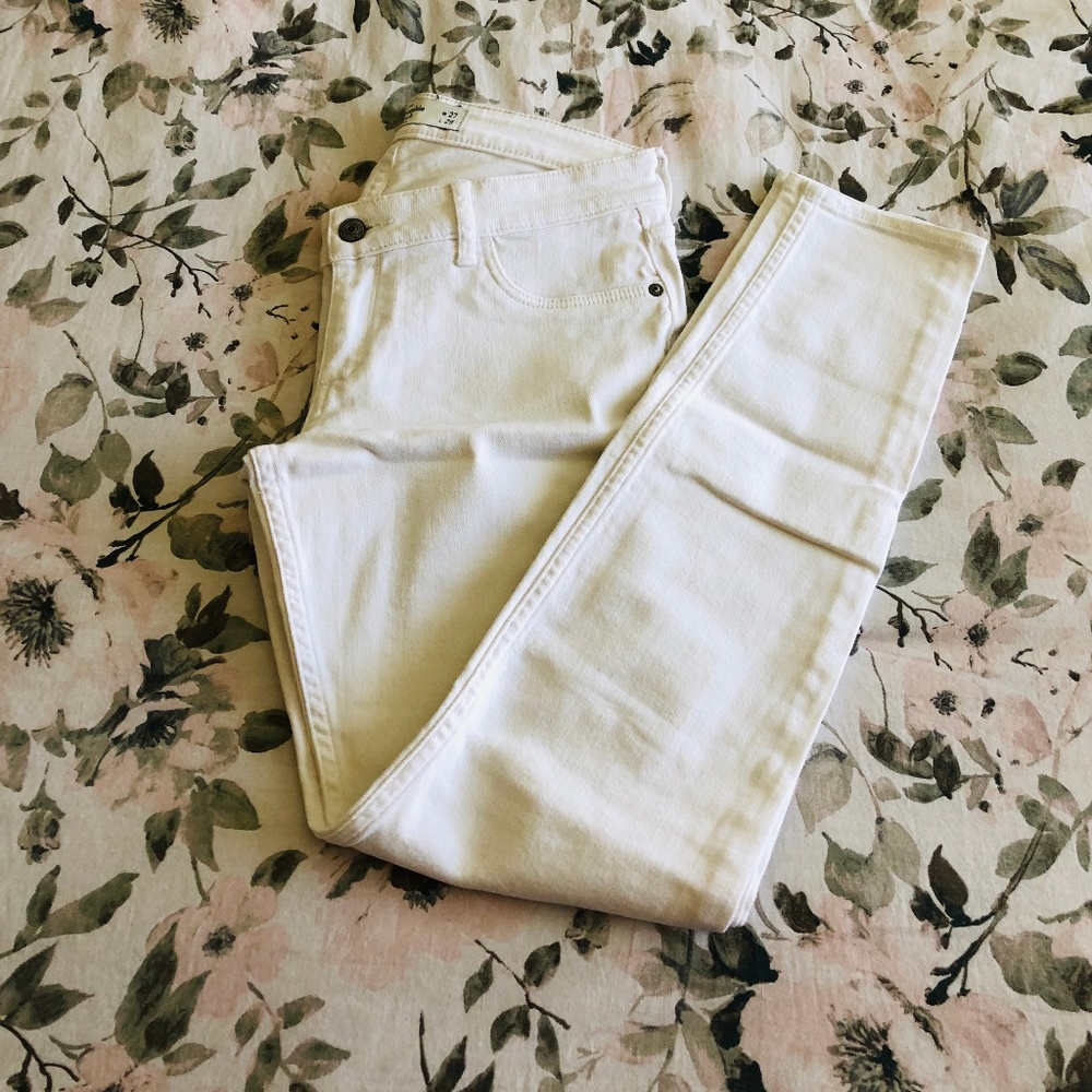 Abercrombie White Jeans